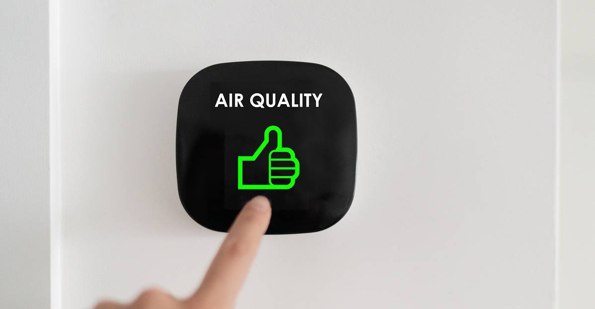 air quality indoor smart home domotic touchscreen system